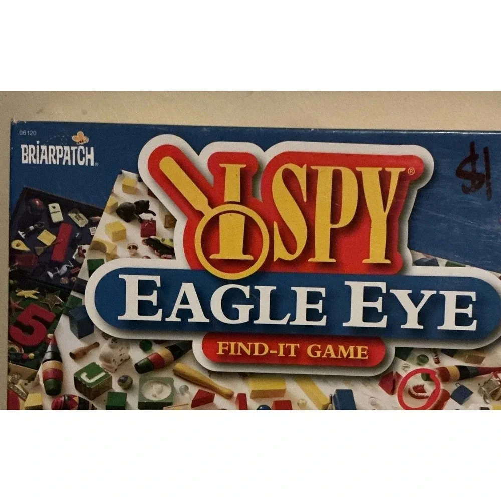 2018 I Spy Eagle Eye Scholastic Board Game Briarpatch Inc Ages 5+ Missing 1 Card